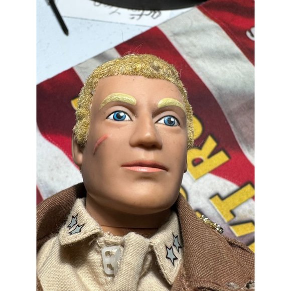 Hasbro GI Joe Custom Military  Poseable Action Figure Flocked Hair 90s 11.5” - Picture 4 of 12